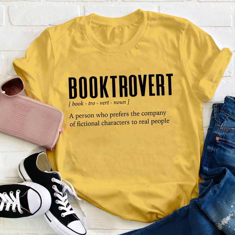 Booktrovert Teacher T-Shirt