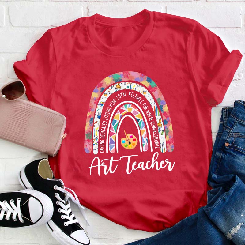 Caring Dedicated Art Teacher T-Shirt