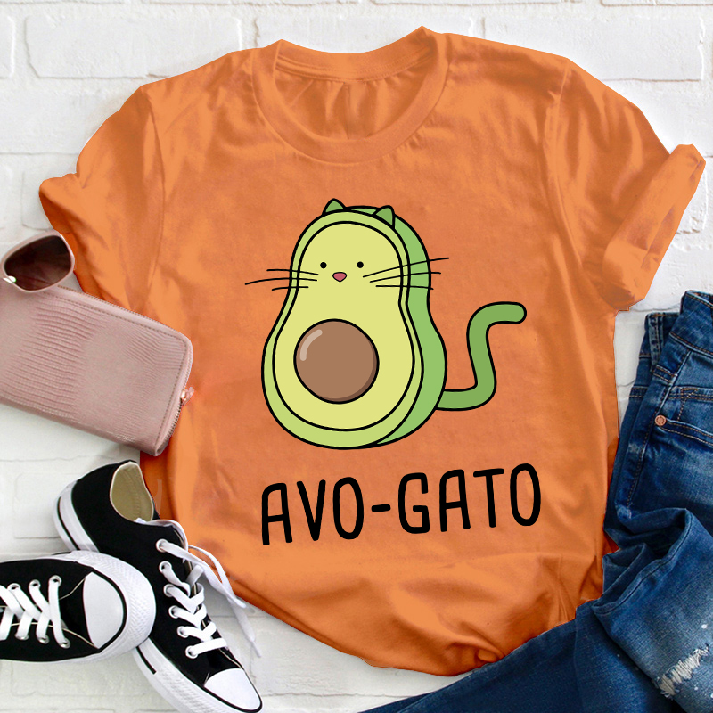 Avo-Gato Cute Spanish Teacher T-Shirt