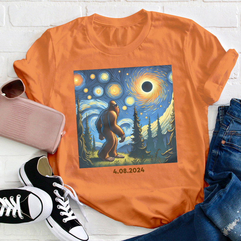 I Saw The Total Solar Eclipse Teacher T-Shirt