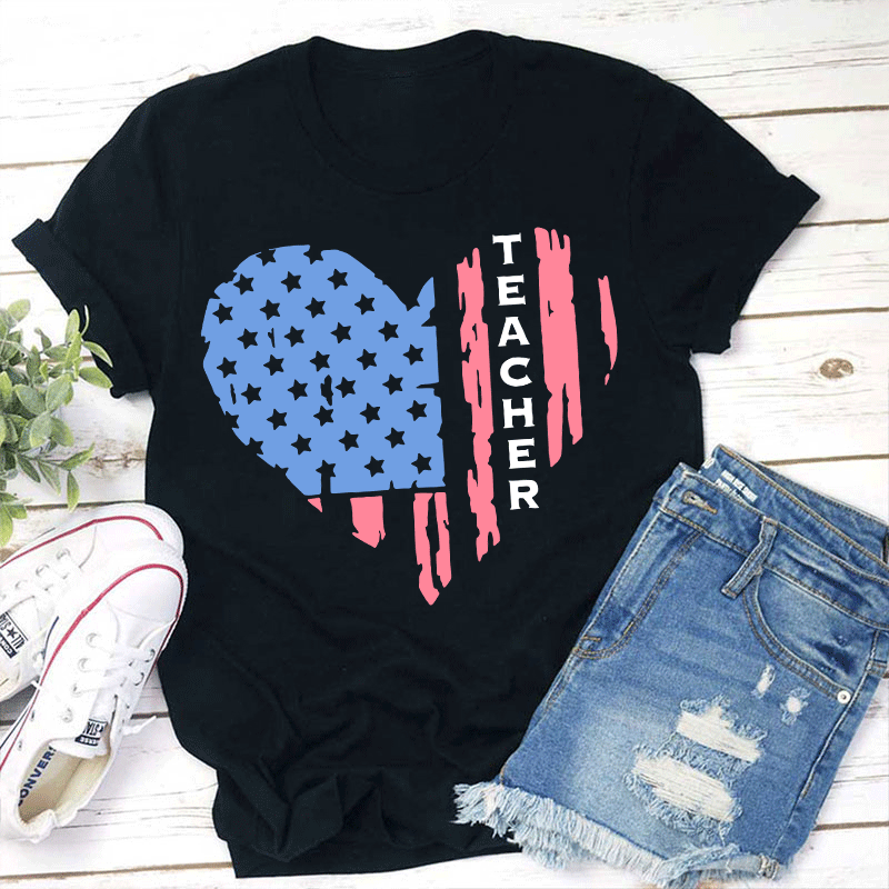 Independence Day Teacher T-Shirt