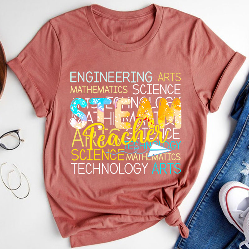 Science Technology Engineering Arts Math Teacher T-Shirt