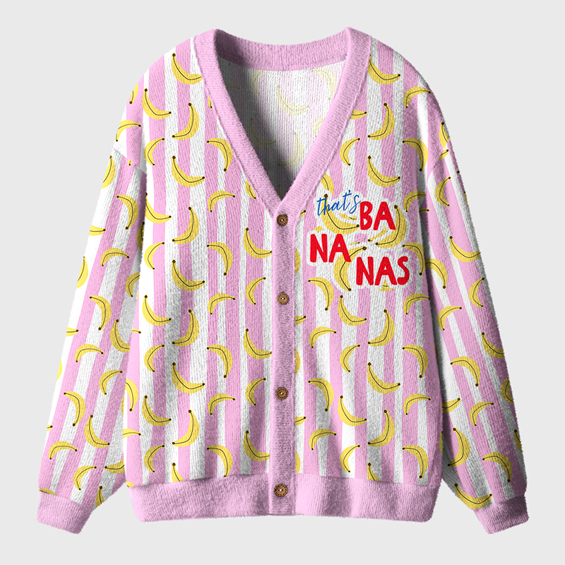 That's Bananas Teacher Ugly Cardigan Sweaters