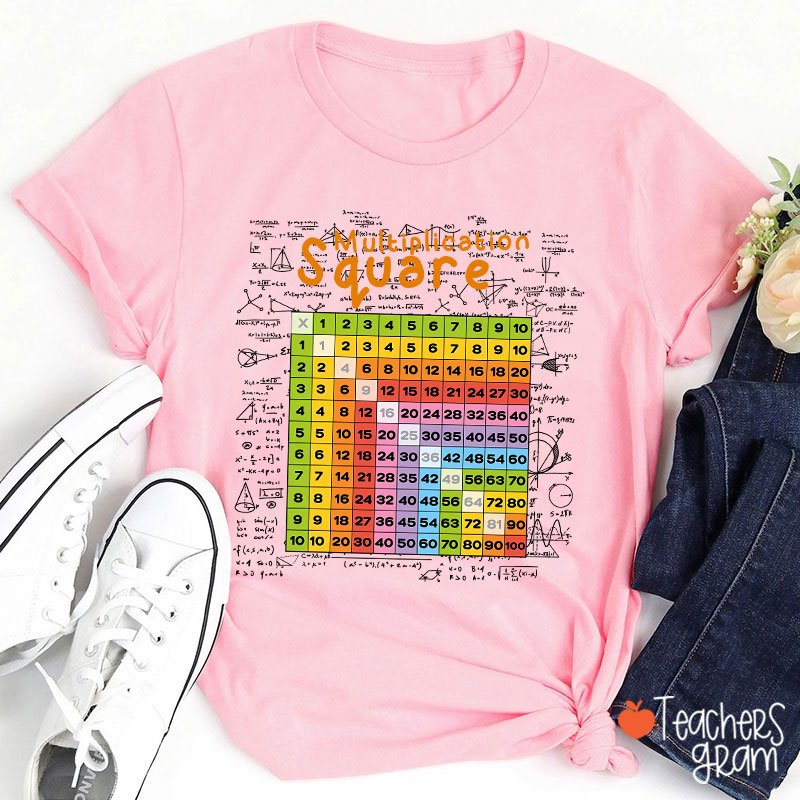 Number Multiplication Table Teacher T-Shirt