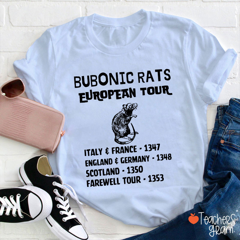 Bubonic Rats History Teacher T-Shirt