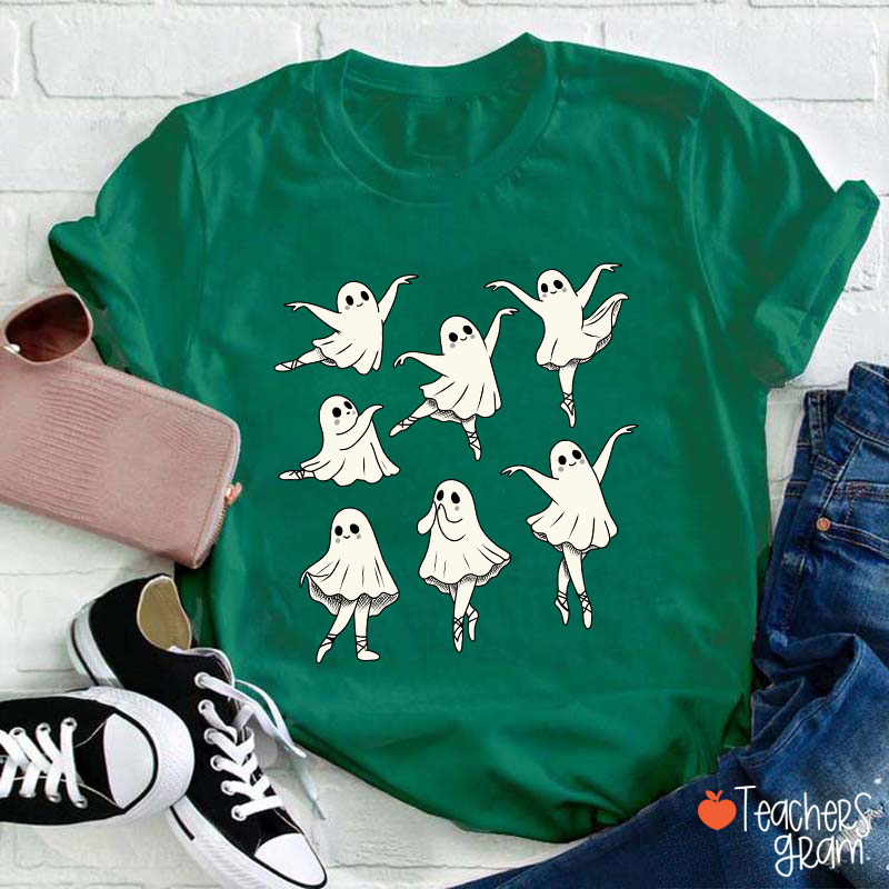 Dancing Ghost Teacher T-Shirt