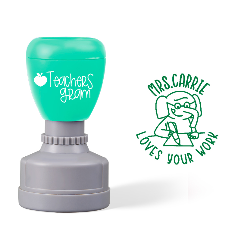 Personalized Name Love Your Work Stamp