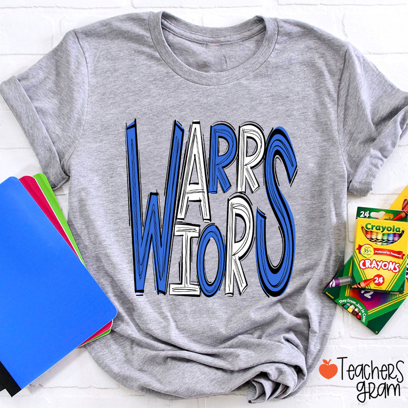 Personalized Mascot Doodle Letter Teacher T-Shirt