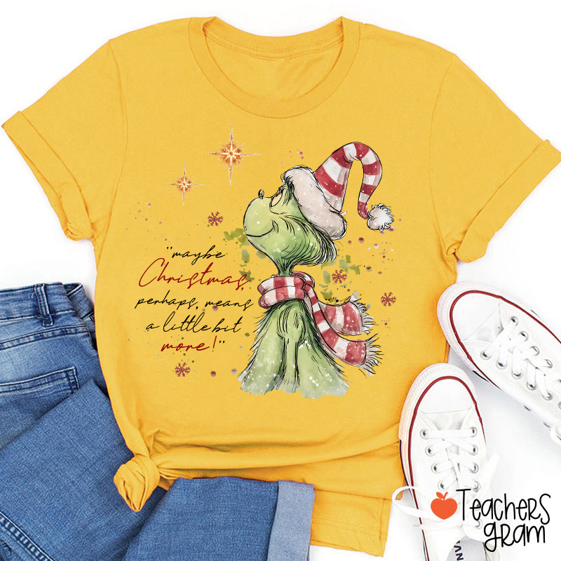 Vintage Mean Guy Character Teacher T-Shirt