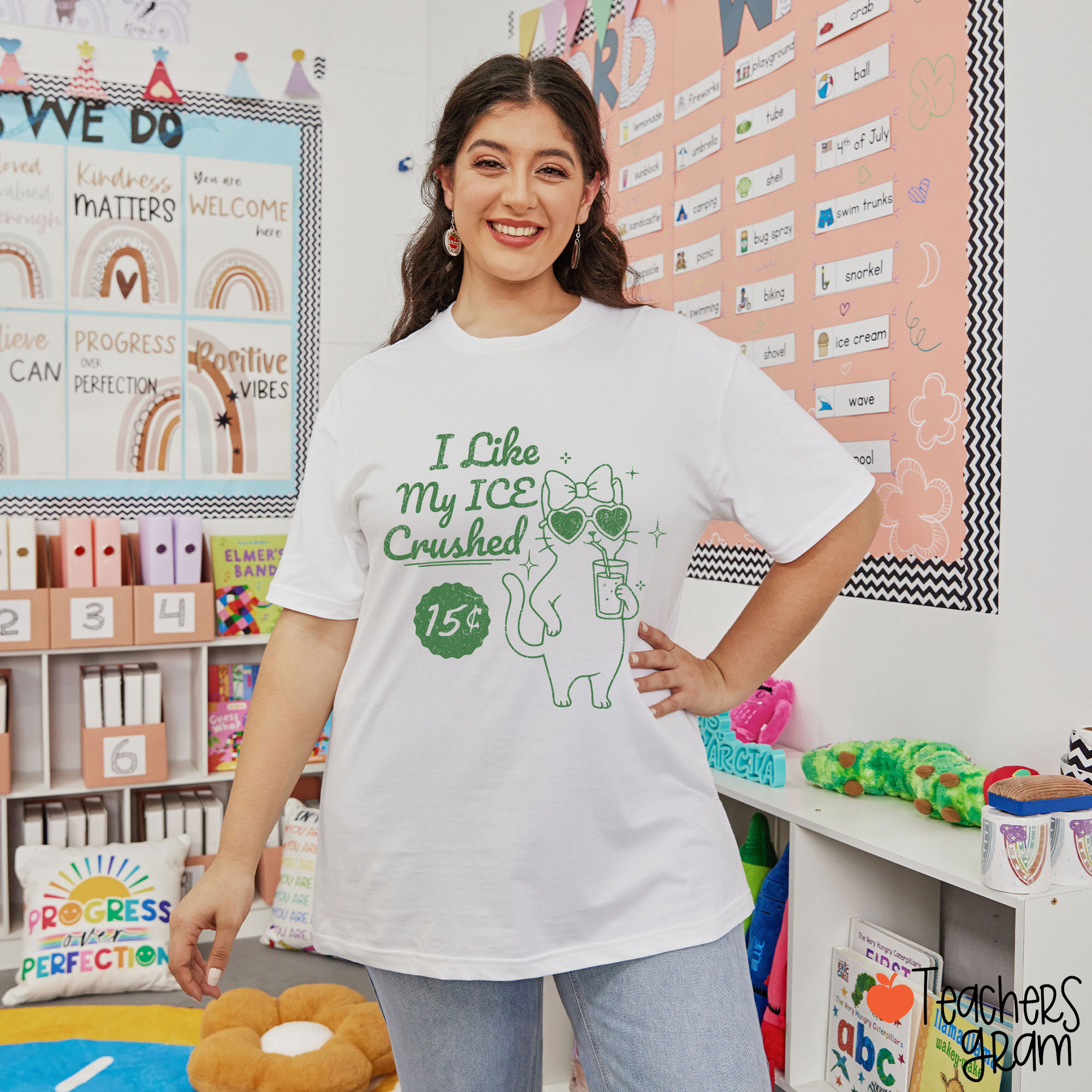 I Like My Ice Crushed Teacher T-Shirt