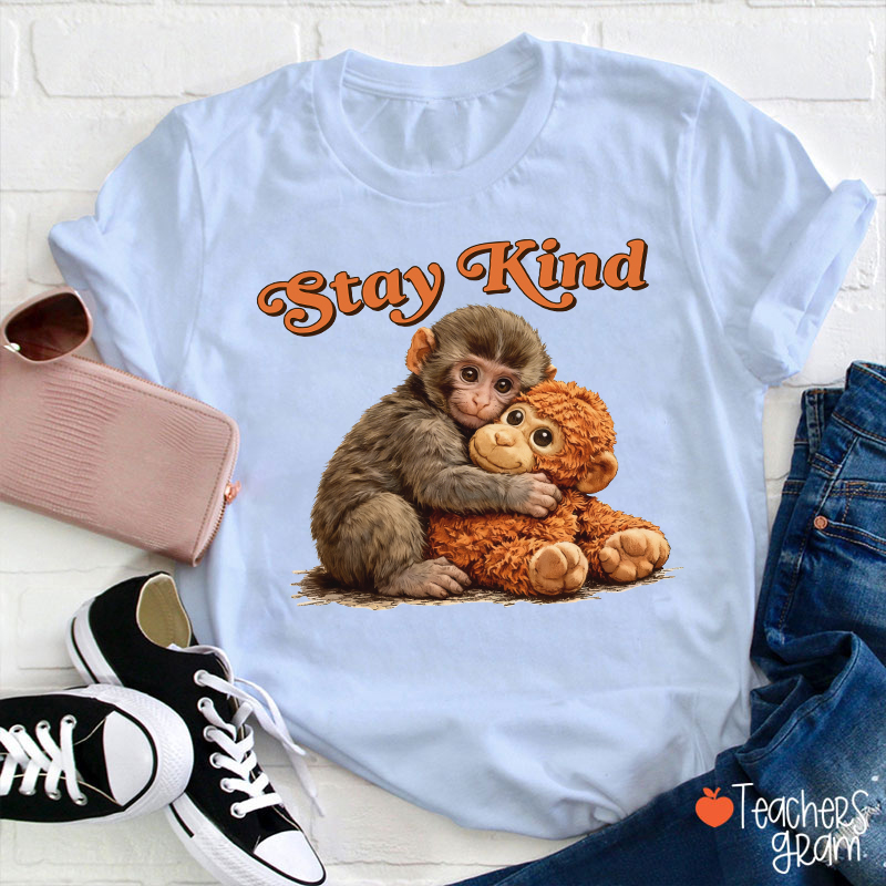 Stay Kind Punch Teacher T-Shirt