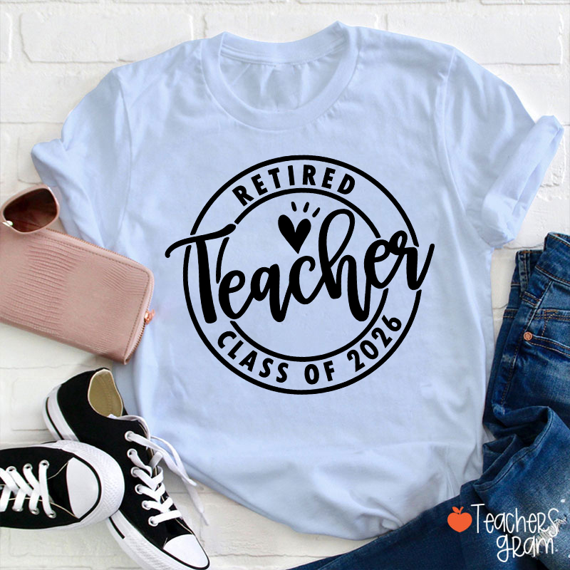 Personalized Looking Forward To Retirement Teacher T-Shirt
