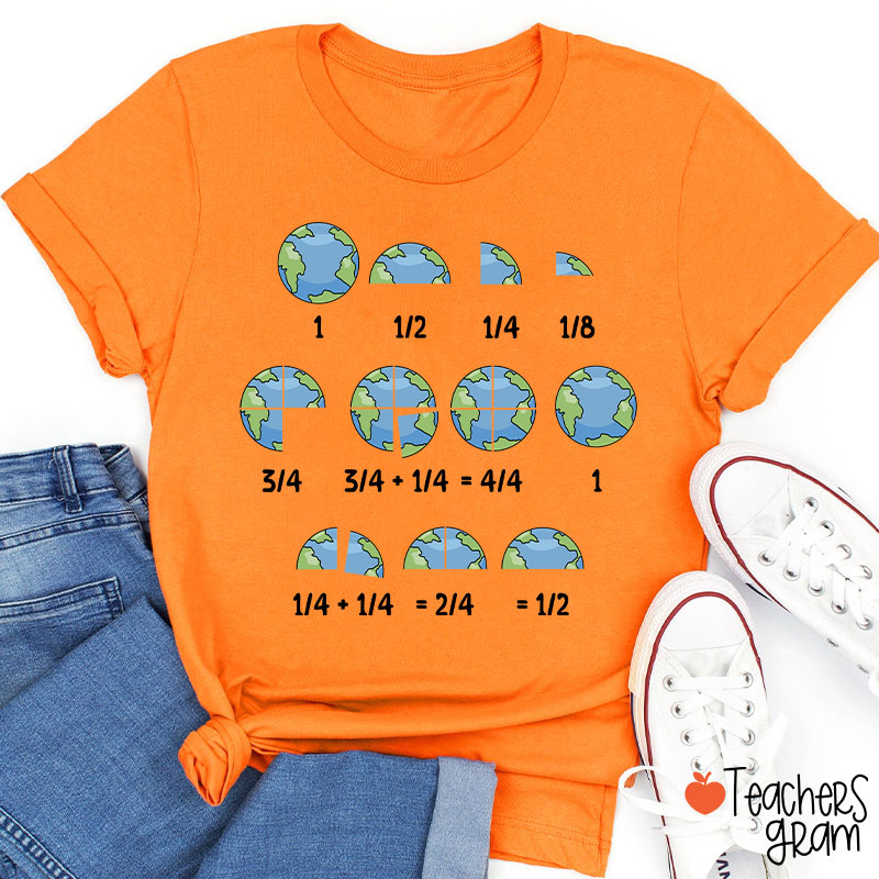 Earth Day Math Teacher T-Shirt