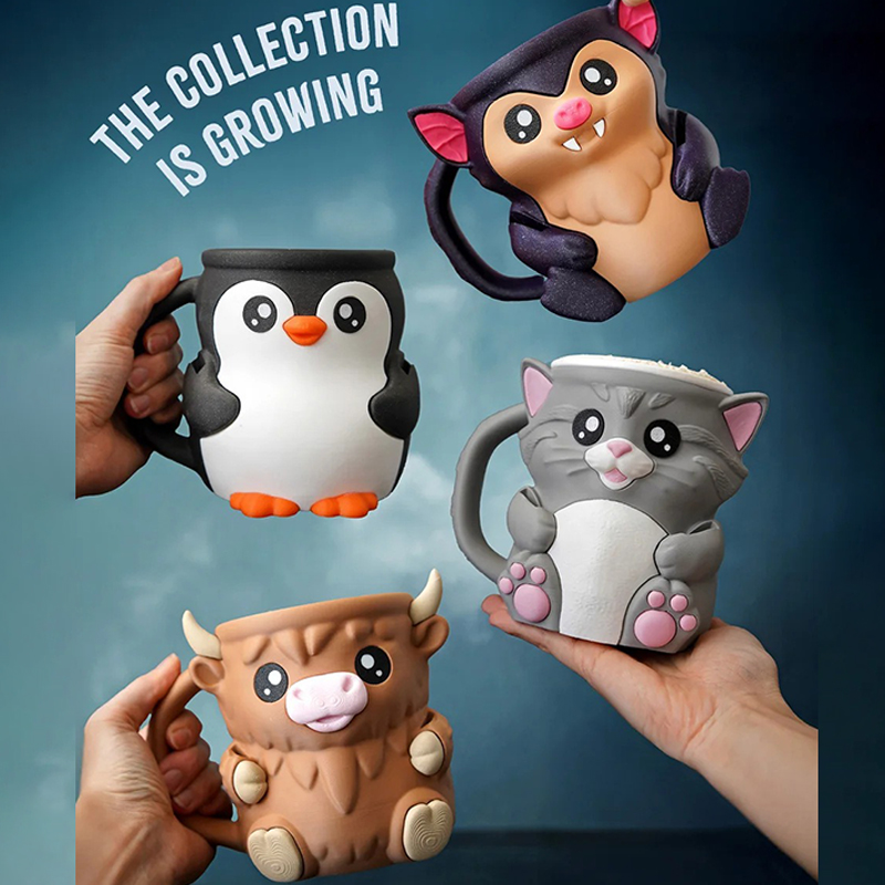 Cute Animal Ice Cream Pint Holder