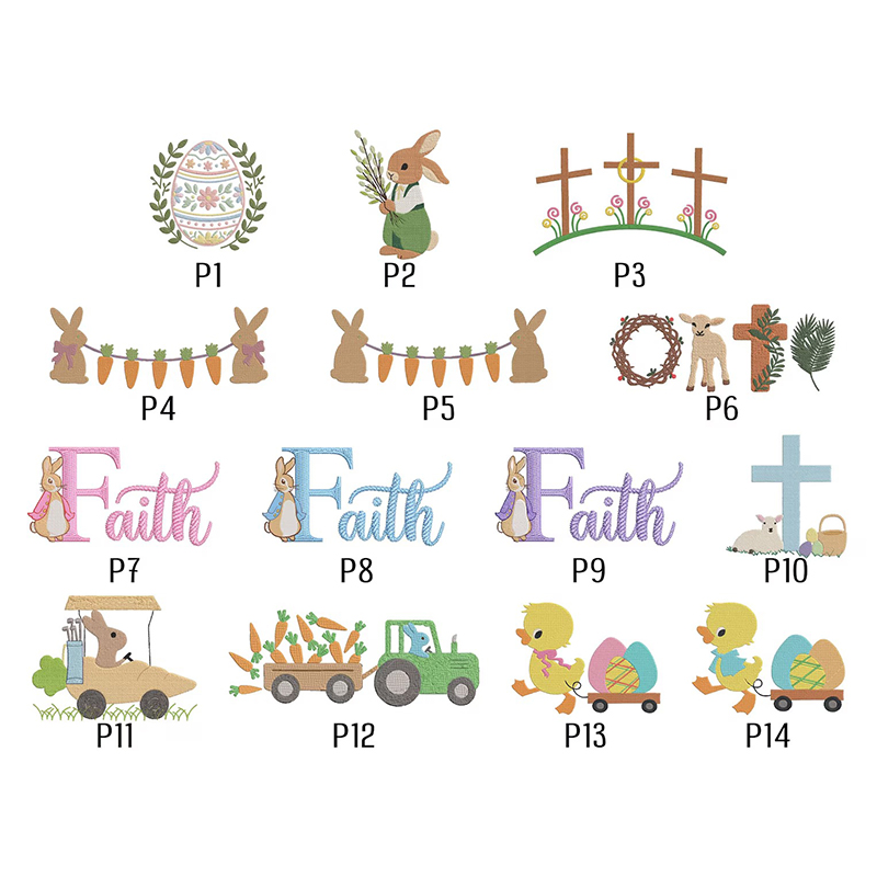 Personalized Faux Embroidered Egg Hunt Teacher Basket