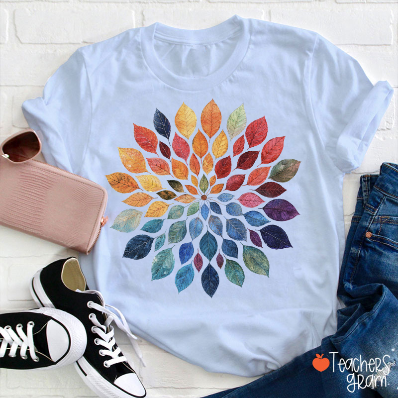 Floral Mandala Teacher T-Shirt