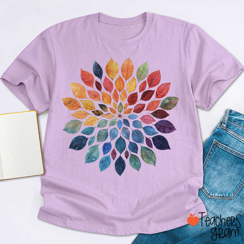 Floral Mandala Teacher T-Shirt