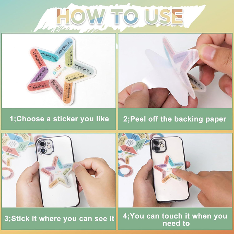 15PCS Anxiety Relief Sensory Teacher Stickers