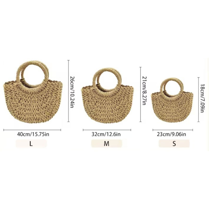 Personalized Bohemian Style Straw HandBag