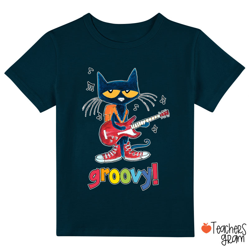 Blue Cat Groovy Class T-Shirt