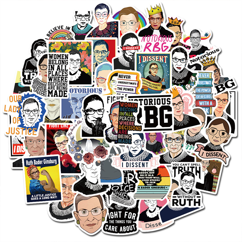 52 PCS Feminist Judge Teacher Stickers