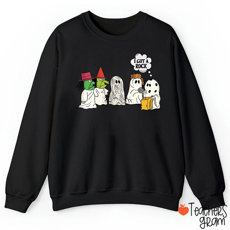 I Got A Rock Halloween Teacher Sweatshirt
