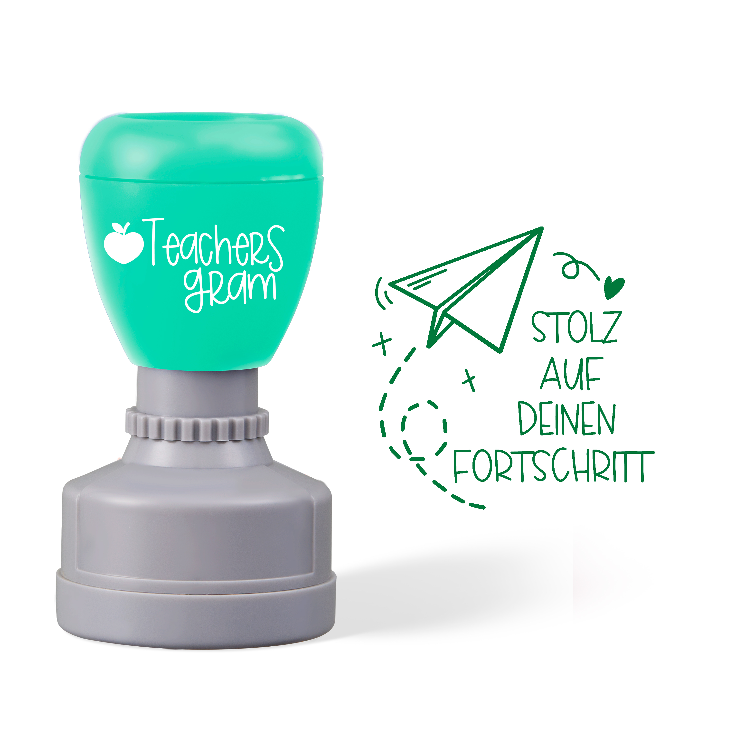 Stolz Auf Deinen Fortschritt German Teacher Stamp