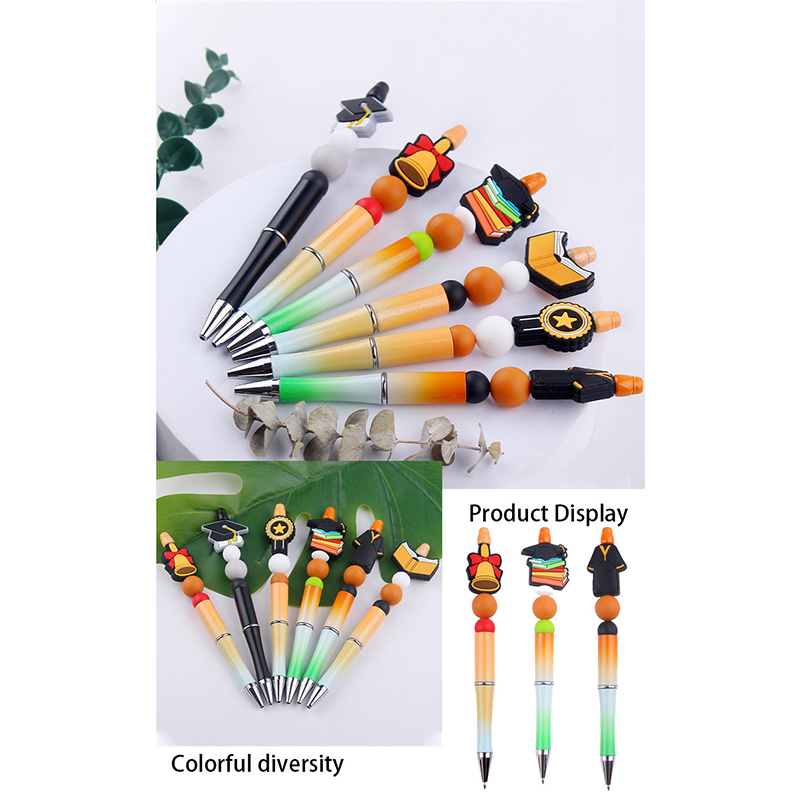 Orange Gradient Graduation Teacher Pens