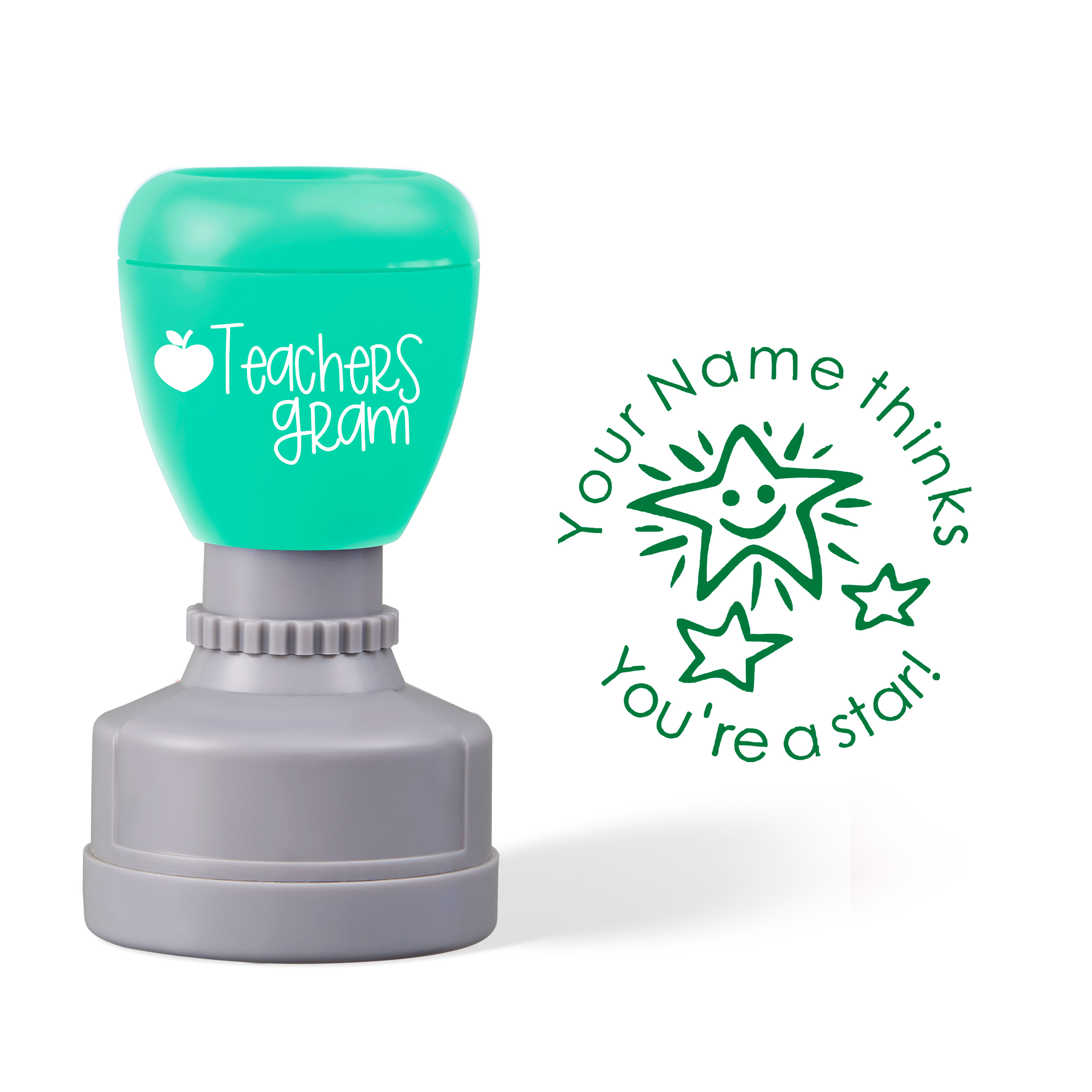 Personalized Name You're A Star Teacher Stamp