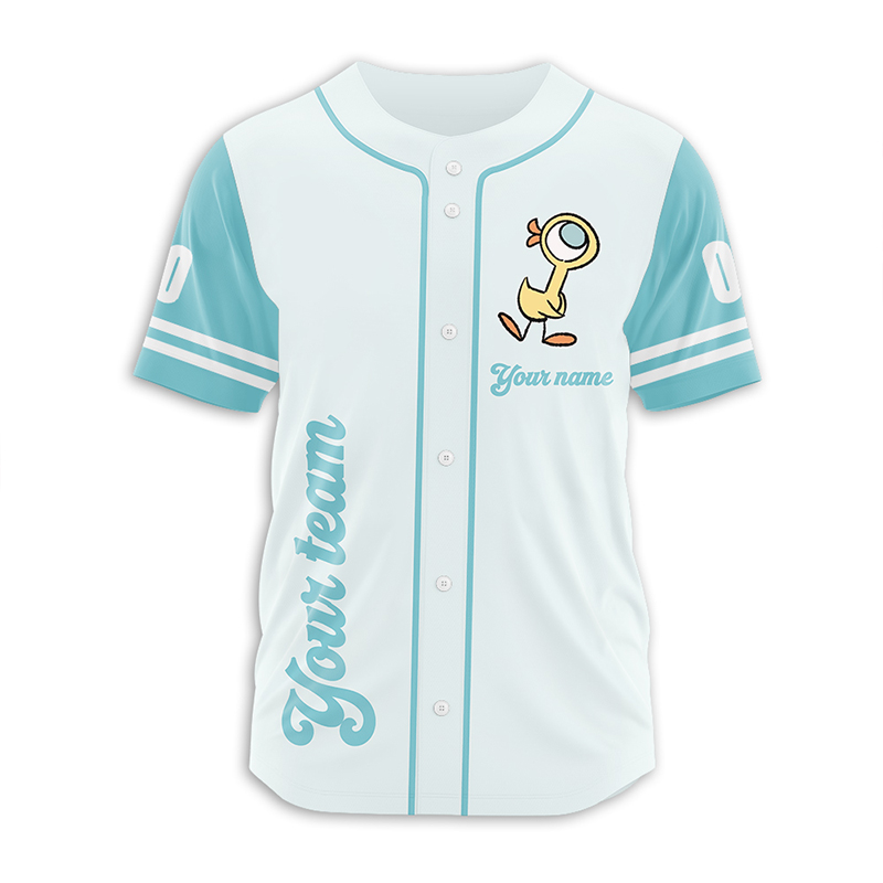 Personalized Name And Number Cute Pigeon Teacher Baseball Jersey