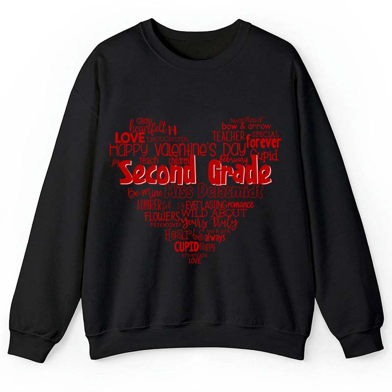 Personalized Teacher's Valentine's Day Teacher Sweatshirt