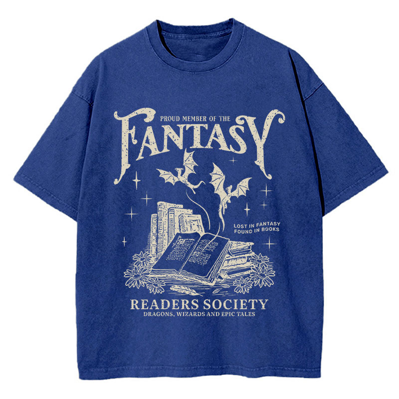 Proud Member Of The Fantasy Teacher Washed T-Shirt