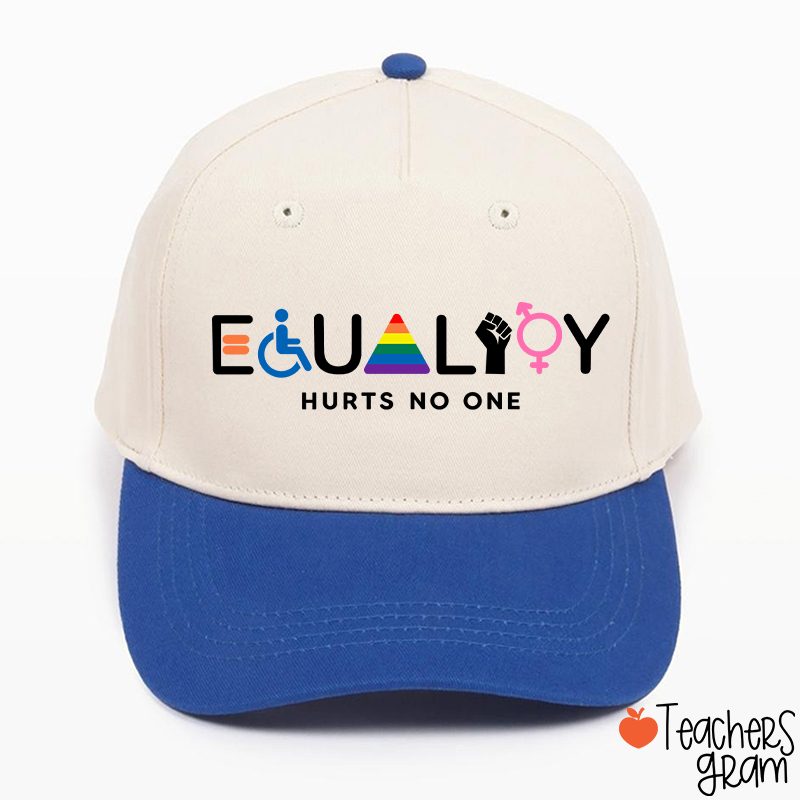 Equality Hurts No One Teacher Baseball Cap