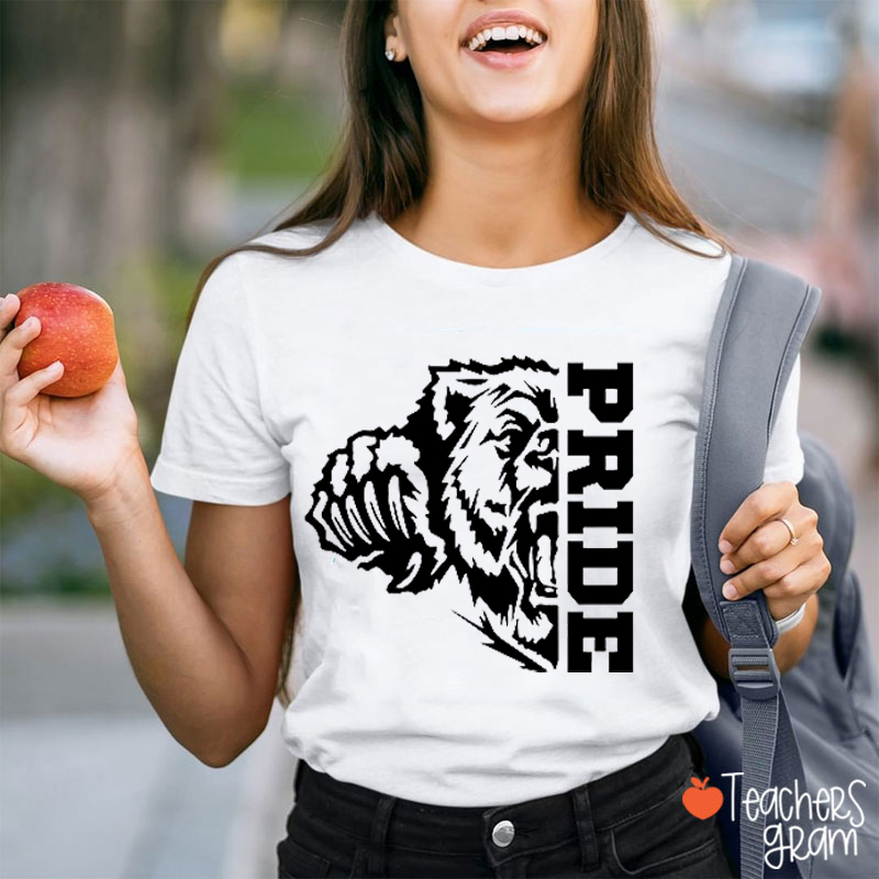 Personalized Mascot Pride Game Day Teacher T-Shirt