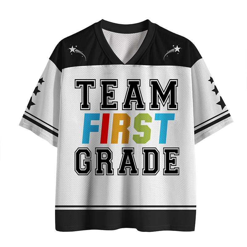 Personalized Grade And Name Dream Team Teacher Mesh Jersey