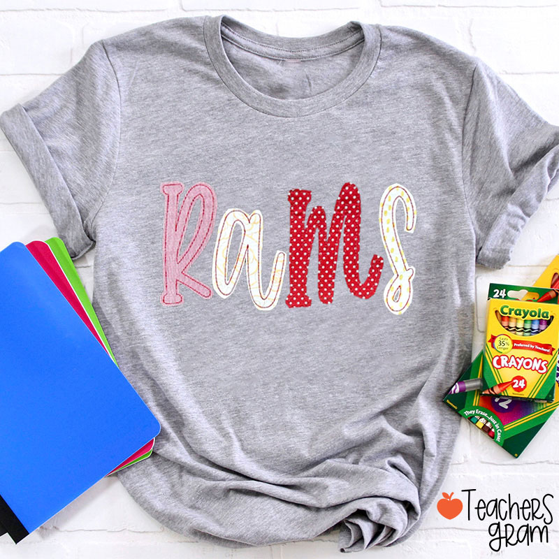 Personalized Mascot Cute Teacher T-Shirt