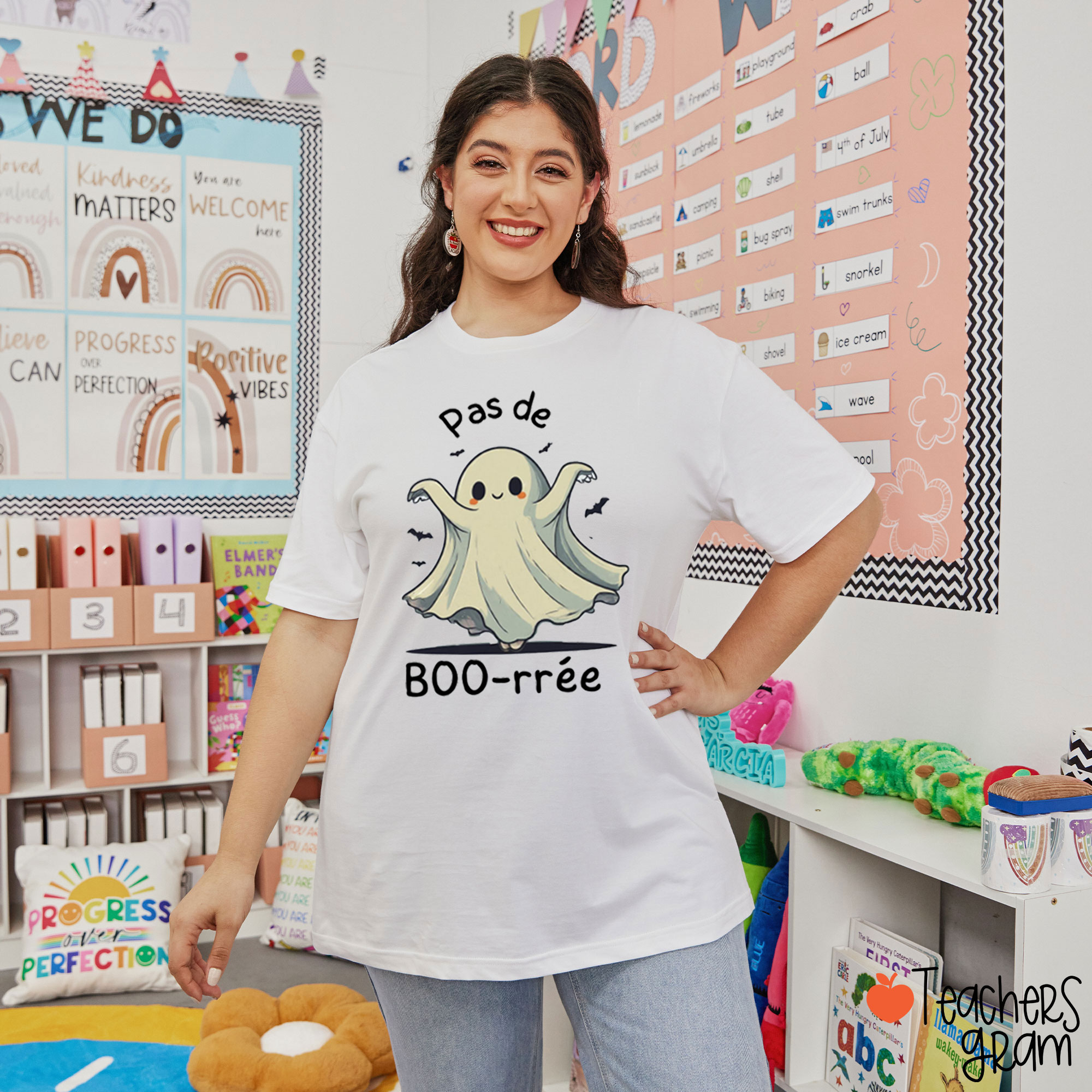 Ballerina Ghost Dance Teacher T-Shirt