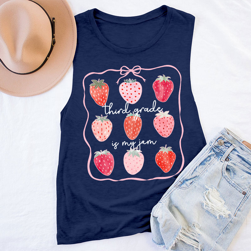 Personalized Grade You Are My Jam Teacher Tank Top