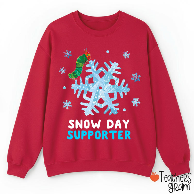 Snow Day Supporter Teacher Sweatshirt