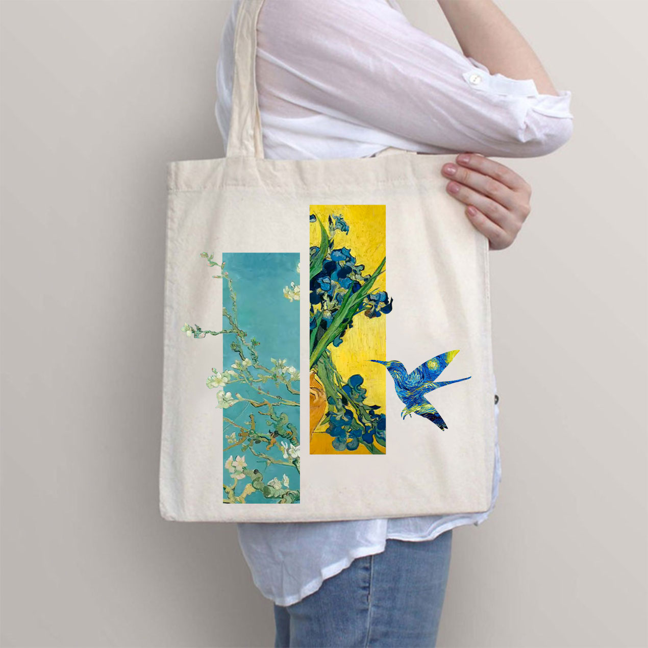 Hummingbird Art Tote Bag