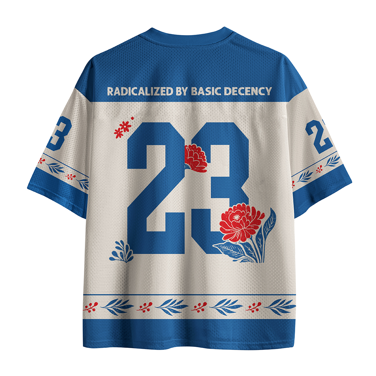 Personalized Radicalized By Basic Decency Teacher Mesh Jersey