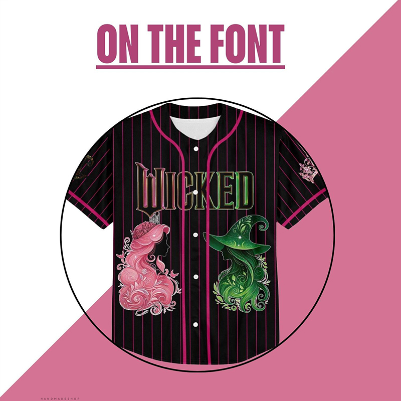 Personalized Name And Number Wicked Teacher Baseball Jersey