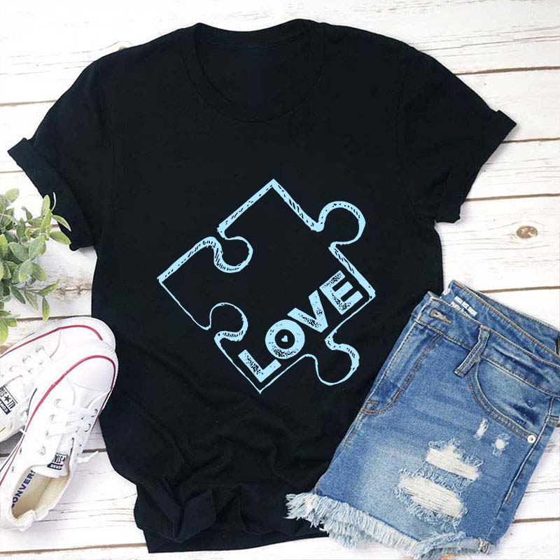Love Autism Teacher T-Shirt