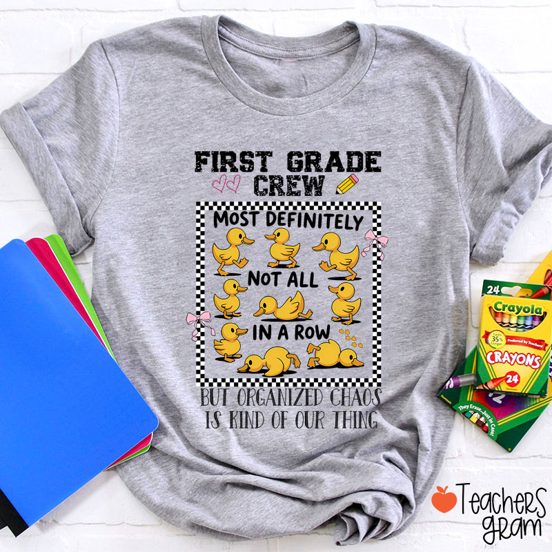 Personalized Most Definitely Not All In A Row But Teacher T-Shirt