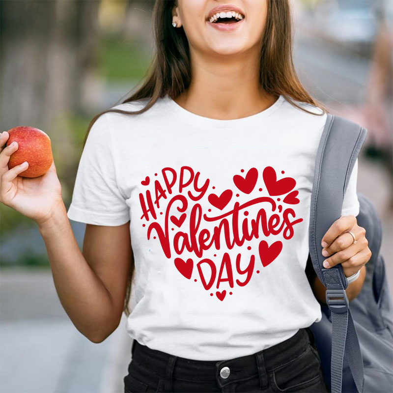 Happy Valentine's Day Teacher T-Shirt
