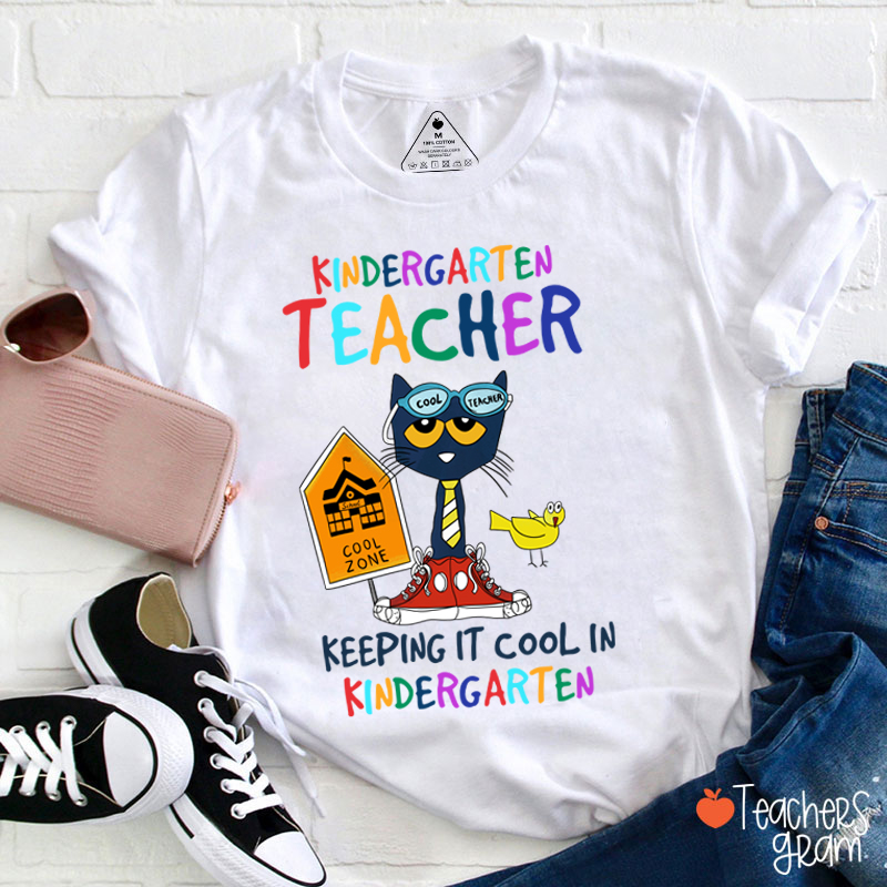 Personalized Grade Keeping It Cool Teacher T-Shirt
