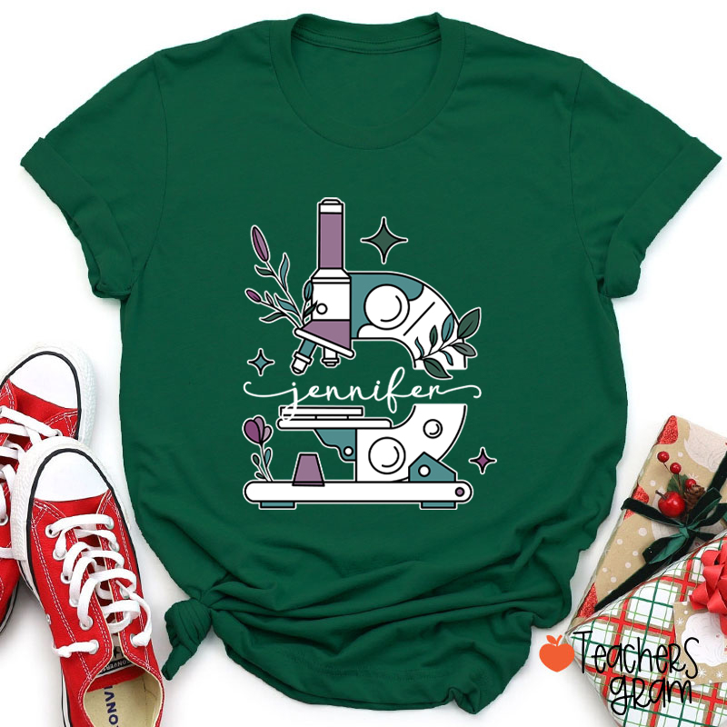 Personalized Microbiology Laboratory Nurse T-Shirt