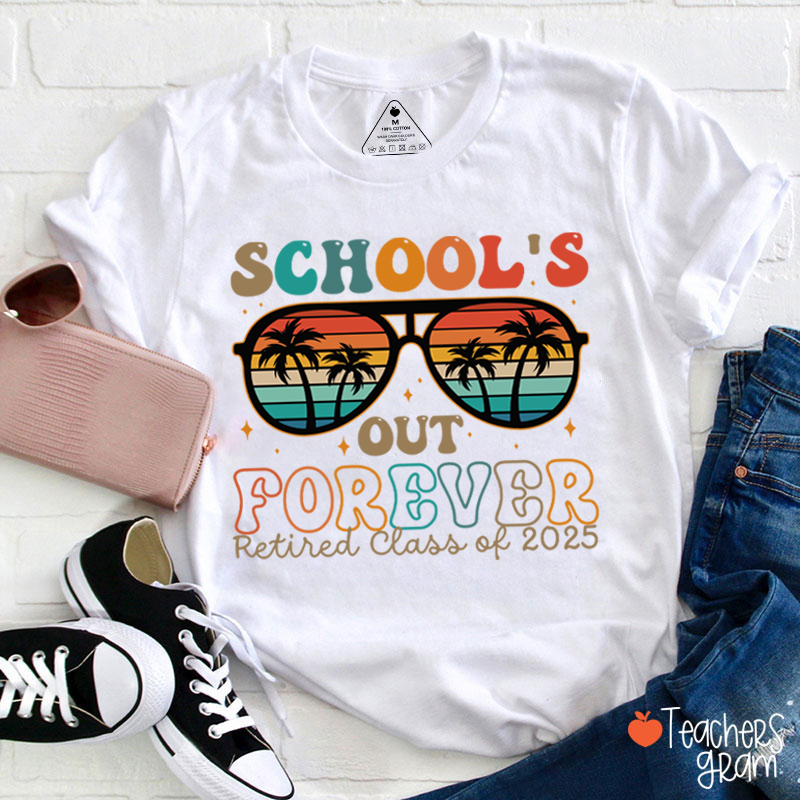 Personalized Bruh School's Out Forever Teacher T-Shirt