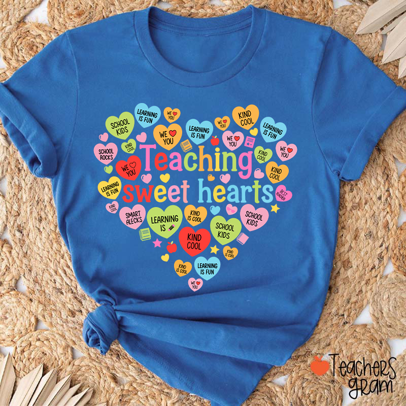Teaching Sweet Hearts Teacher T-Shirt