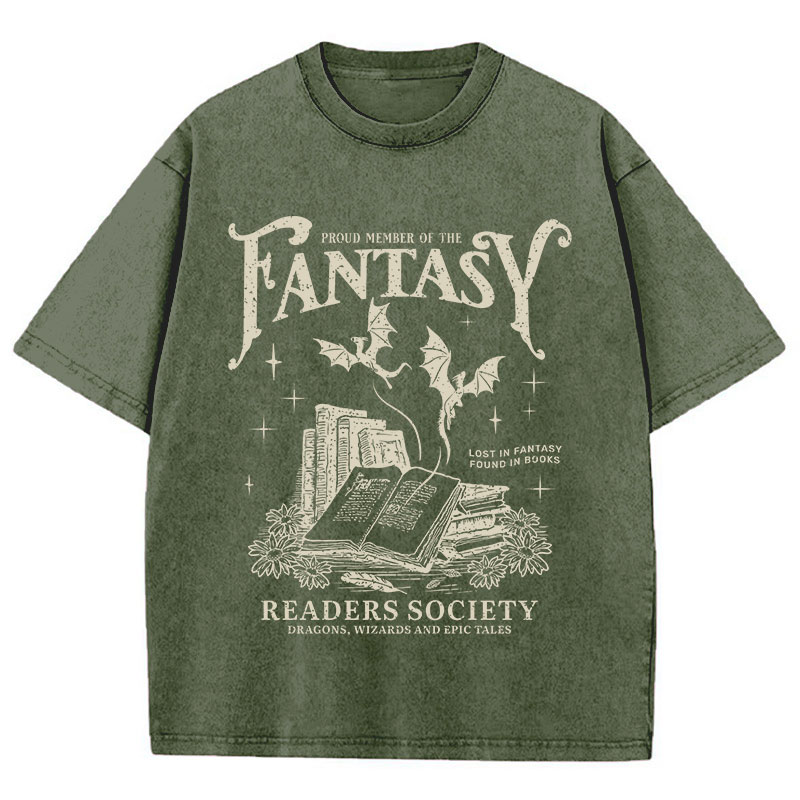 Proud Member Of The Fantasy Teacher Washed T-Shirt